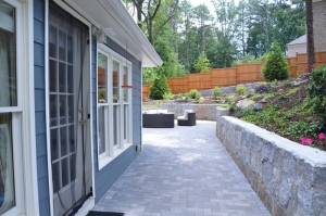 landscaping paver patio design and installation project