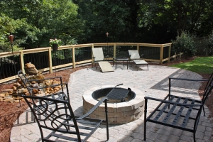 Atlanta paver patio design and installation