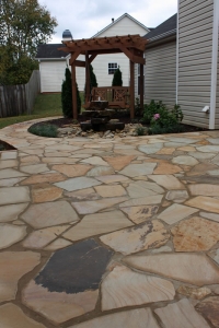 Atlanta stone patio design and installation