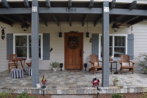 Atlanta paver porch design and installation