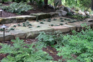 rock and stone pathway design and installation project