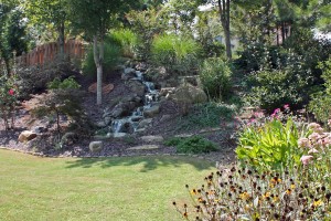 pondless water feature design and installation project